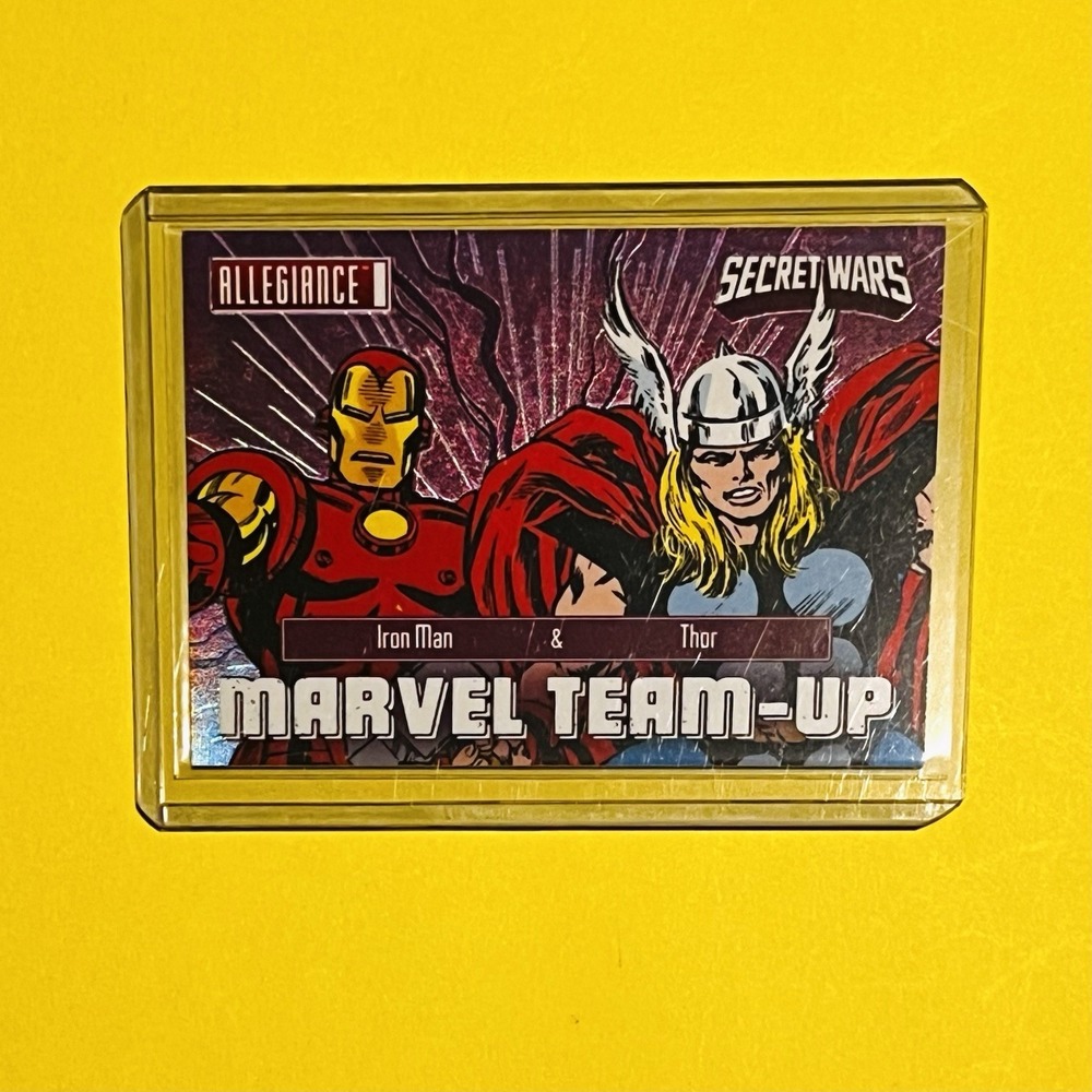 2024 Upper Deck Secret Wars Marvel Team-Up Iron-man & Thor TU-6